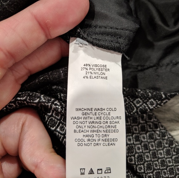 🤍SOLD🤍Joe Fresh black and silver dress pants - Picture 5 of 8